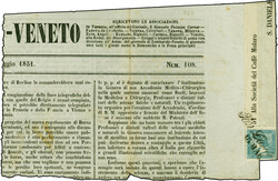 4745052: Austria Newspaper Stamps 1851