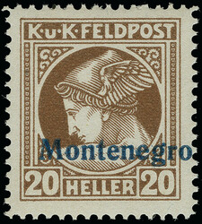 4810: Österreich Feldpost Montenegro - Zeitungsmarken