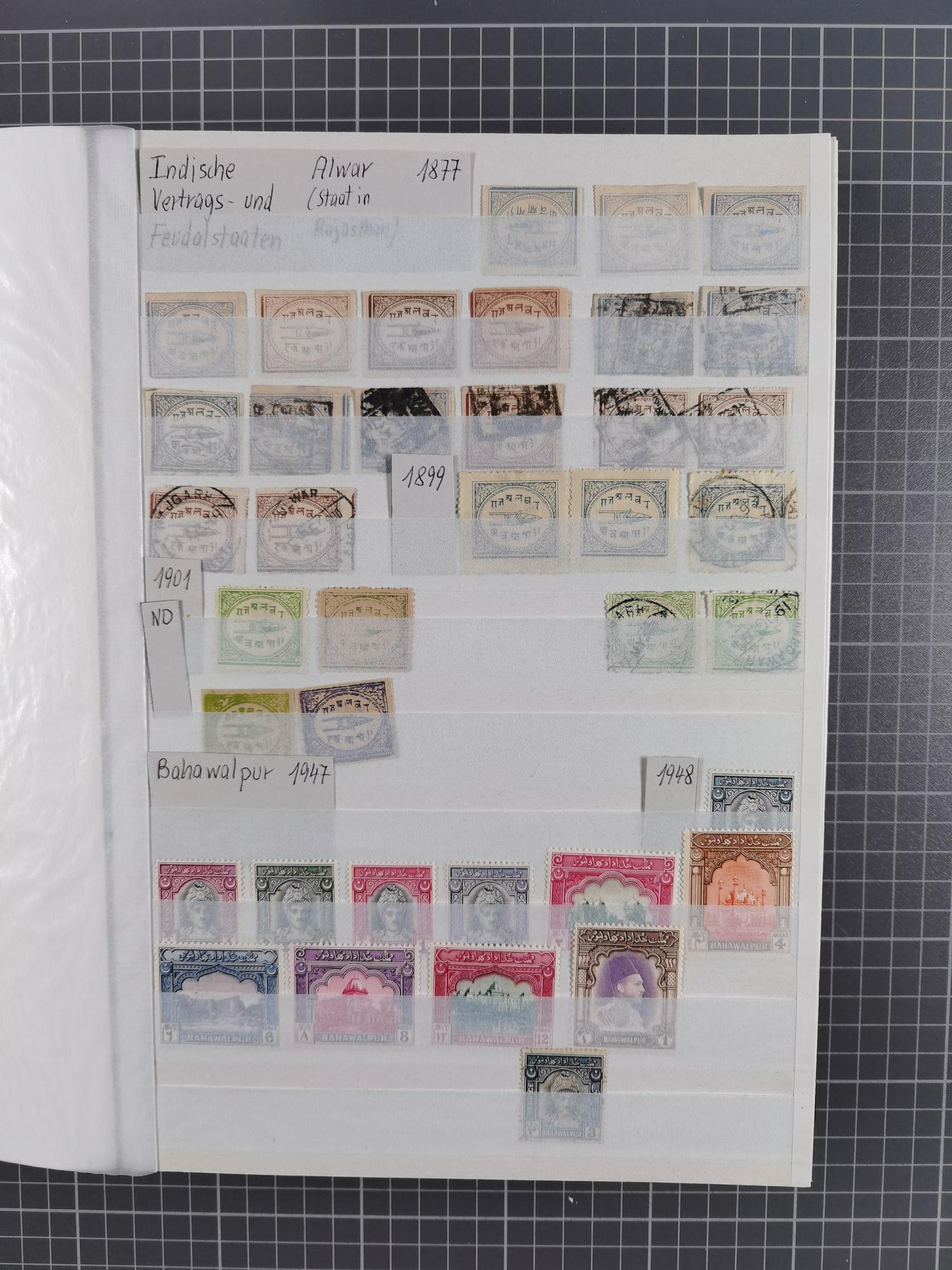 1880/1950 (ca.), interesting unused and used collection in two ...
