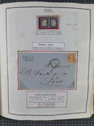 1792/1947 (ca.), Monaco, Menton and Nice postal history collection, ...