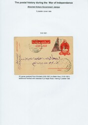 1919/23, "THE TURKEY IN ASIA POSTAL HISTORY COLLECTION" : Collection ...
