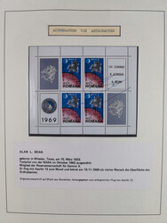 1939/95, kleine Sammlung Autographen diverser Raketenpost-Pionieren, ...