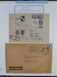1946/59, meist ungebrauchte/postfrische Sammlung mit u.a. Urdrucksatz ...