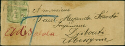 1904, 5 filler light green/black, two adhesives (one mostly torn off) ...