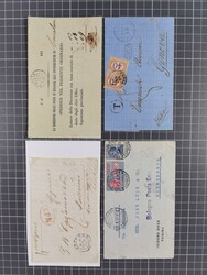 1847/1922, interesting group of 13 covers, card and postal ...