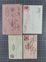 1847/1922, interesting group of 13 covers, card and postal ...
