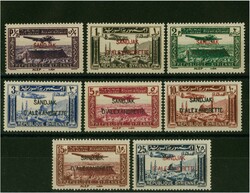 1938, Air Mail set of eight values, complete mint never hinged, very ...