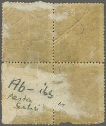 1892, "AB POSTA SUBESI" (“IBB” Isfila & Coles Walker unrecorded ...