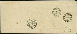 11.09.2025: Lot withdrawn!1881/88, "HABILITADO U.POSTAL UN CENT.O" on ...