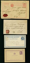 4490: 黑山 - Postal stationery