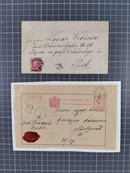 1872/1893 (ca), Montenegro, Serbia and Greece, group of three postal ...