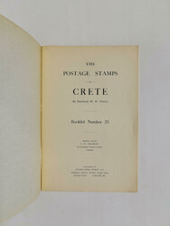 CRETE – Poole, Bertram W. H.: The Postage Stamps of Crete, 32 pages ...
