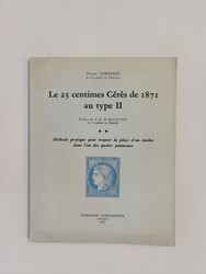 FRANCE – Germain, Pierre: Le 25 centimes Cérès de 1871 au type II ...