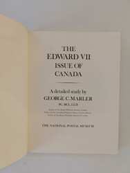 CANADA – Marler, George C.: The Edward VII. Issue of Canada (1975), ...