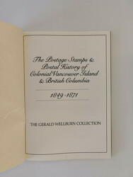 CANADA / BRITISH COLOMBIA – Wellburn, Gerald E.: The Stamps & ...