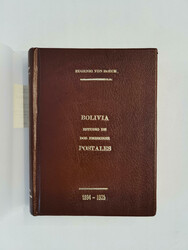 BOLIVIA – Boeck, Eugenio von: Bolivia. Estudio de dos Emisiones ...