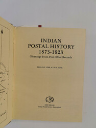 INDIA – Giles, D. Hammond: Catalogue of the Handstruck Postage ...