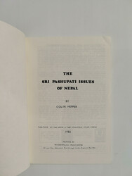 INDIA / NEPAL – Hepper, Colin: The Sri Pashupati Issues of Nepal ...