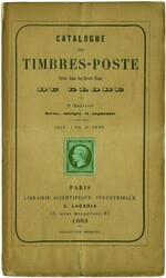 1862 – POTIQUET, ALFRED – The first printed catalogue of postage ...