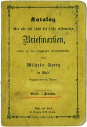 1864 – GEORG, WILHELM – Katalog über alle seit 1840 erschienenen ...