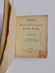 1864 – MOUNT BROWN, WILLIAM – Catalogue of British, Colonial & ...