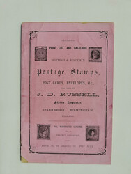 1875 – RUSSELL, J. D. – Descriptive price list and catalogue of ...