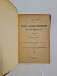 1891 – HAAS, THEODOR – Handbuch sämtlicher Postkarten, ...