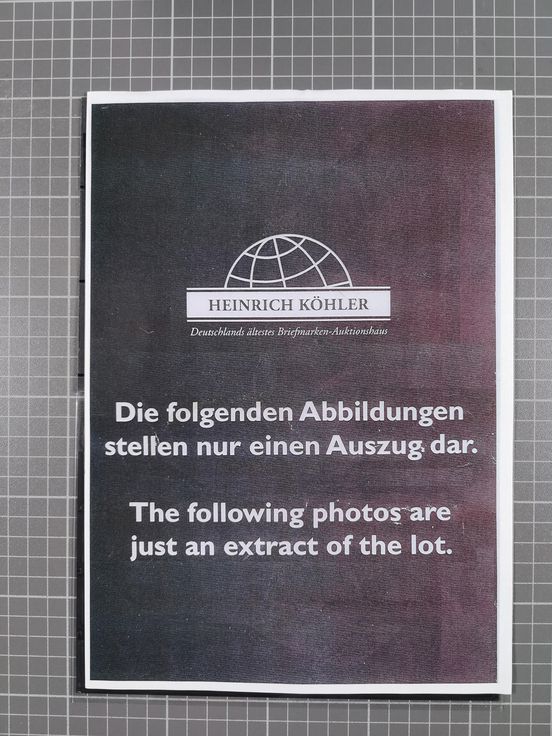 Image 1 for lot number 10001 for Heinrich Köhler 388th Auction