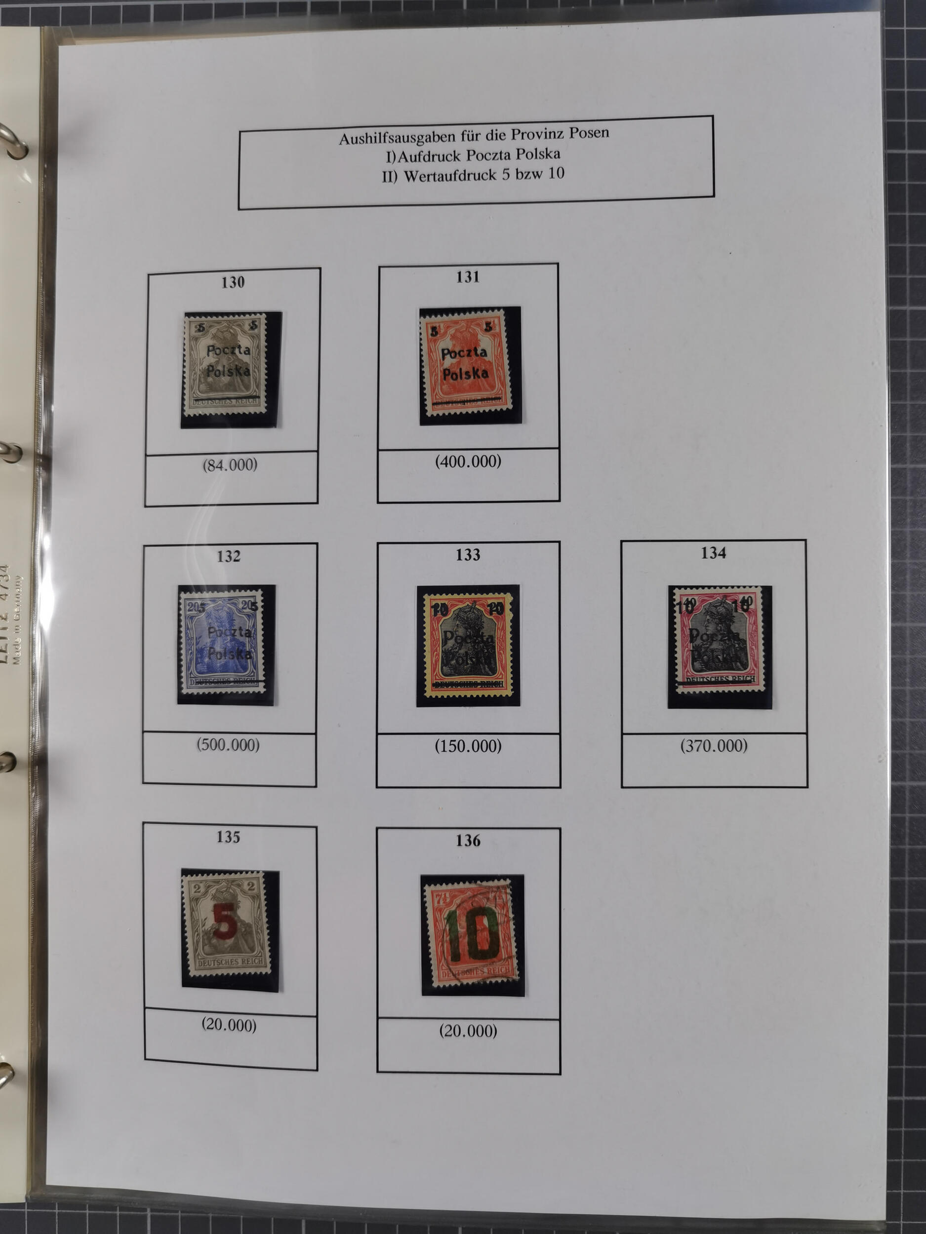 Image 1 for lot number 10259 for Heinrich Köhler 388th Auction