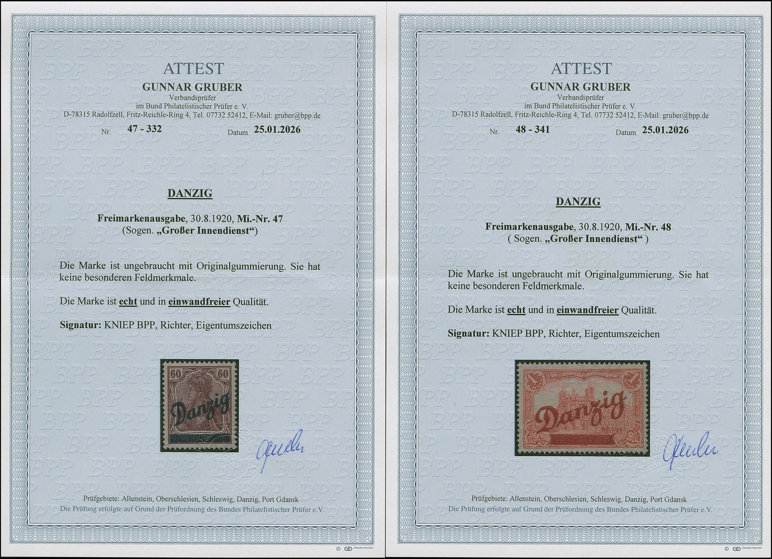 Image 3 for lot number 3235 for Heinrich Köhler 388th Auction