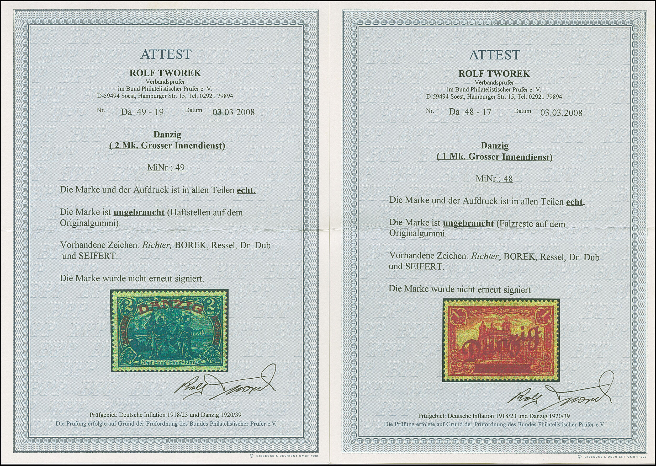 Image 2 for lot number 5313 for Heinrich Köhler 388th Auction