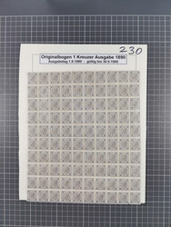 1833/1915 (ca.), postfrische/ungebrauchte und gestempelte Sammlung ...