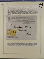 1850/1914, kleine gestempelte Partie mit 16 Briefen und Karten, dabei ...