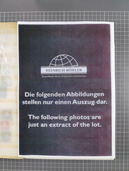 1850/1916 (ca.), Stempelsammlung auf losen Marken nach Orten geordnet ...