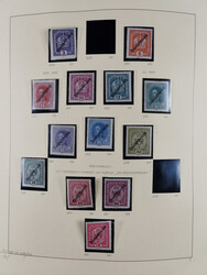 1918/2005, postfrische, anfangs teils ungebrauchte, und gestempelte ...
