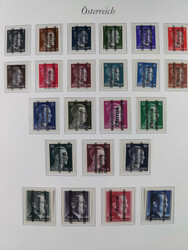 1945/67, in den Hauptnummern komplette bis auf Mi.-Nr. 691 ...