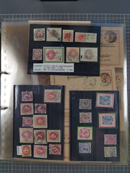 1850/95 (ca.), umfangreiche Stempelsammlung mit über 150 Briefen und ...