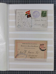 1860/1919 (ca.), kleine Partie Schiffspot mit 16 Briefen und Karten, ...