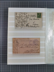 1860/1919 (ca.), kleine Partie Schiffspot mit 16 Briefen und Karten, ...