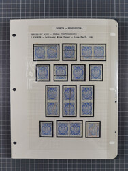 1854/1916, interessante, meist postfrische und ungebrauchte ...