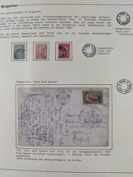 1906/38, RURAL POSTS, specialized collection with 71 covers and cards ...
