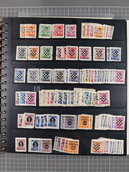 1941/95 (ca.), mint never hinged/unused and used collection with some ...