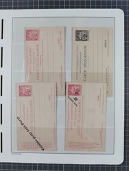 1880, Collection of 9 different postal stationeries unused and 2 used ...