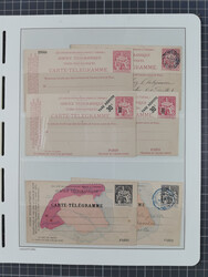 1880, Collection of 9 different postal stationeries unused and 2 used ...