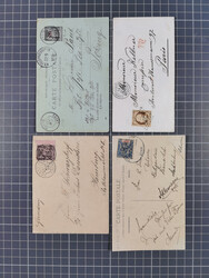 1856/1940 (ca.), over 120 covers and cards, strength before the 1930s ...
