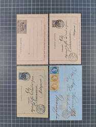 1856/1940 (ca.), over 120 covers and cards, strength before the 1930s ...