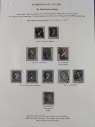 1851/90 (ca.), unused and mostly used collection, including fiscals ...