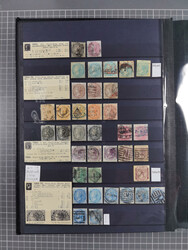 1854/1910 (ca.), collection with also several hundred stamps ...