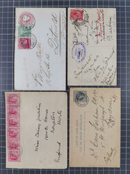 1902/38, Maritime Mail 11 covers & stationery postcards, including ...