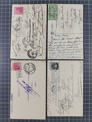 1902/38, Maritime Mail 11 covers & stationery postcards, including ...
